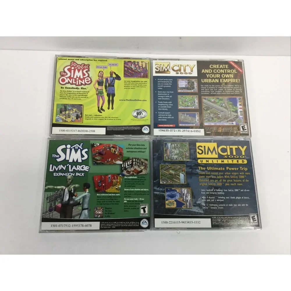 The Sims Lot‎ Of 4 EA Games Hot Date House Party The Sims The Sims Delux Edition